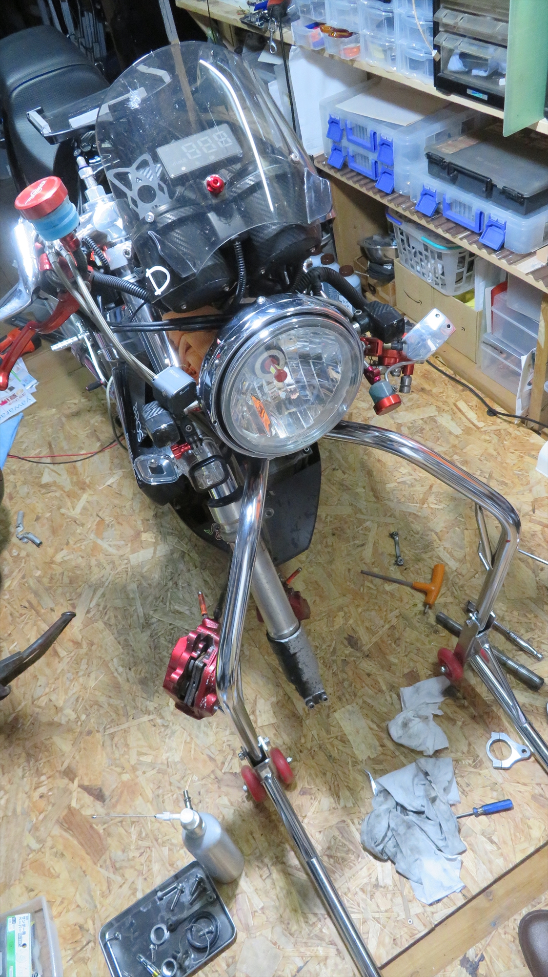 BROSに付いたHONDA CB400SF V-TEC フロントフォーク