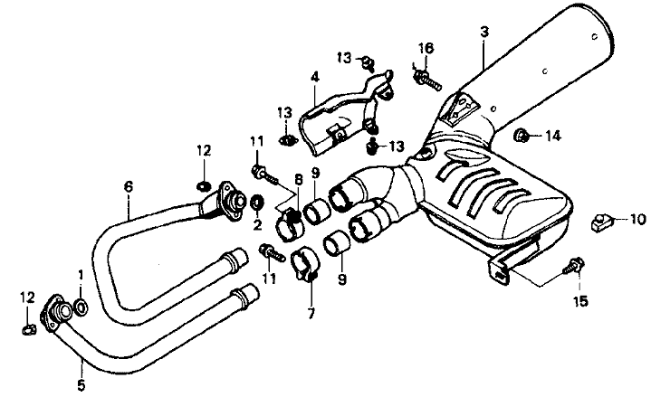 HONDA BROS Manual - 排気
