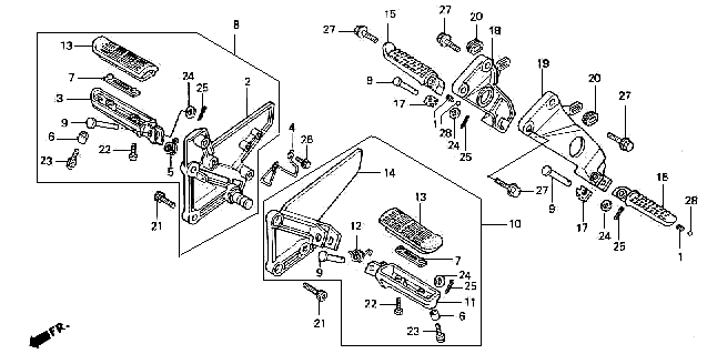 HONDA BROS Manual - ステップ