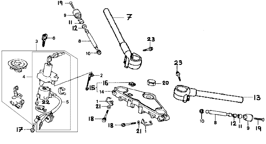 HONDA BROS Manual - ハンドル・バー タイプ①