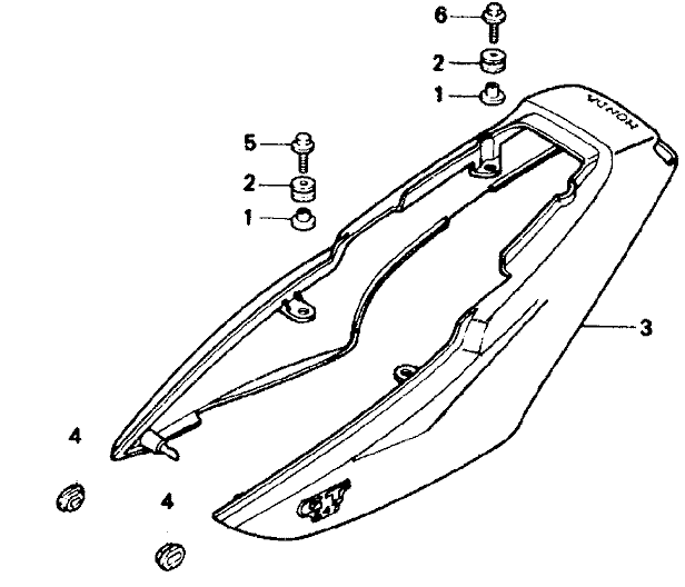 HONDA BROS Manual - シートカウル