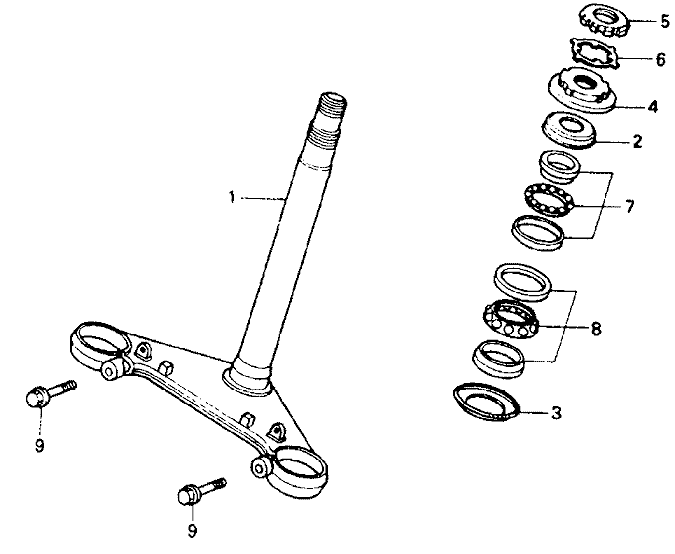 HONDA BROS Manual - ステム