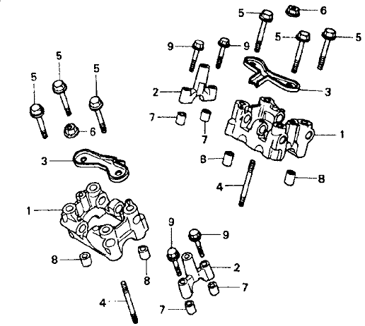 HONDA BROS Manual - カム・ホルダー