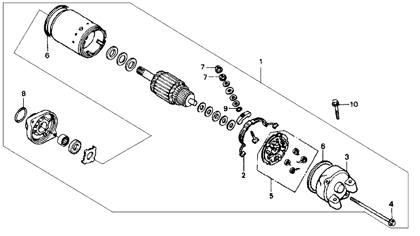 HONDA BROS Manual - スターター モーター