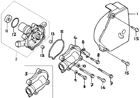 HONDA BROS Manual - ウォーター・パイプ