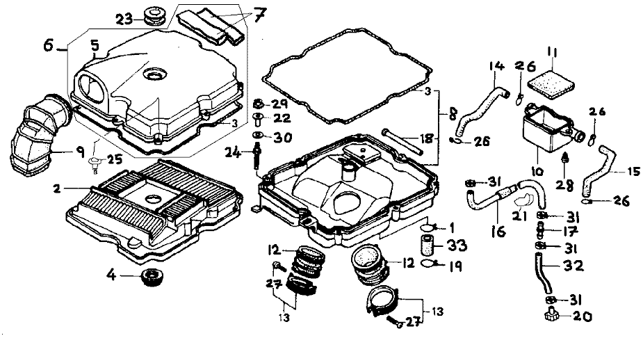 HONDA BROS Manual - ギア ボックス