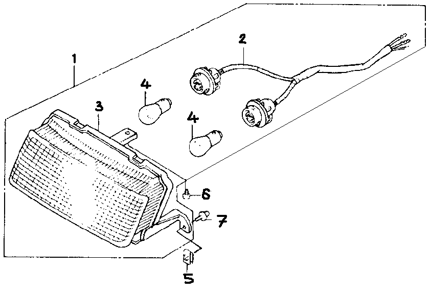 HONDA BROS Manual - テールライト