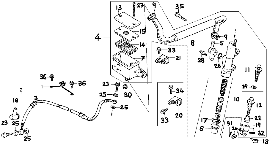 HONDA BROS Manual - リア ブレーキ廻り